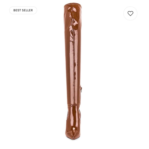 New Steve Madden Womens pleather thigh high boots 7-7.5 - Picture 6 of 10